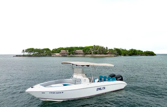 Private 29ft Speedboat for 10 Guests | Cartagena, Rosario Islands & Cholon