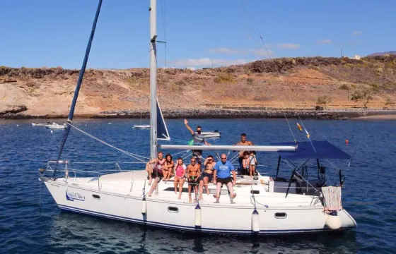See the beauty of the south of Tenerife with  37' Jeanneau Sun Odyssey Sailboat!
