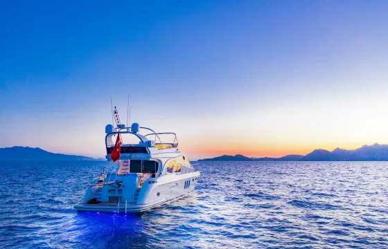 65ft Luxury Motor yacht for 6 guests in Bodrum