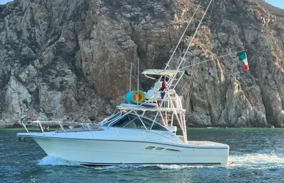 Ideal Cabo 38 ft for a day cruising or sportfishing.