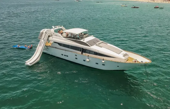 Luxury 97ft Mega Yacht Charter in Cabo San Lucas!