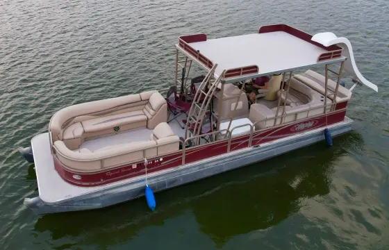 16 Person Waterslide Double Decker Pontoon in Lewisville, Texas (Free Lily Pad!)