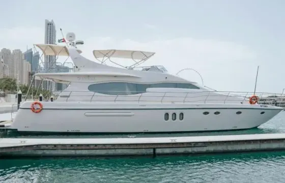 Experience Dubai on our 75ft Mayyas Motor Yacht