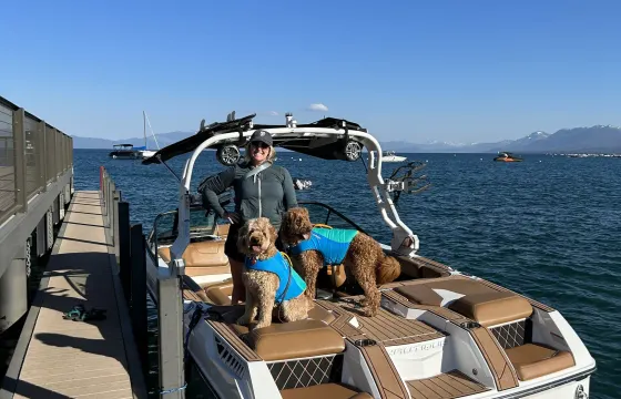 22ft Nautique GS22 Wake Boat with Captain on Lake Tahoe, Crystal Bay NV