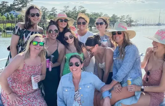 **Bachelorette Commercial COI Party Boat with restroom and we go to the beach**