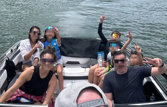 Top-Rated Captained Lake Georgetown Boat Experience for up to 7 Guests