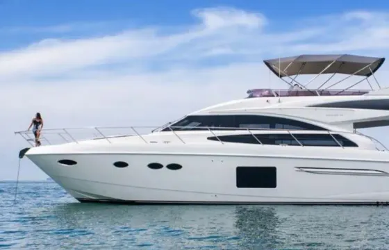 Luxurious  Princess 64 Fly Vessel in Dubai Marina