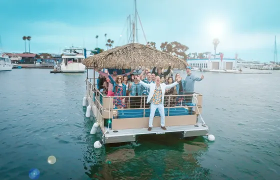 Up to 18 Passengers -- Only Tiki Bar Boat in Marina del Rey