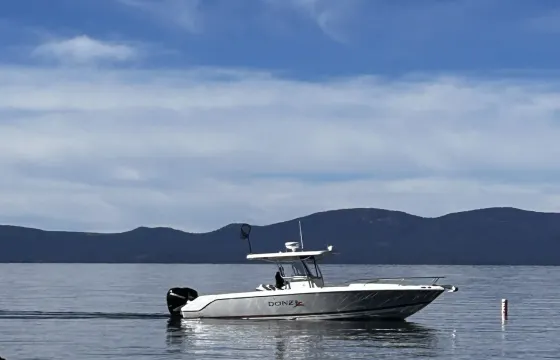 Lake Tahoe Sportfishing Adventure onboard 33ft Donzi Center Console