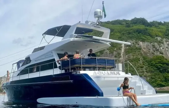 60ft Tupinambá Technomarine Power Mega Yacht Rental in Rio de Janeiro, Brazil