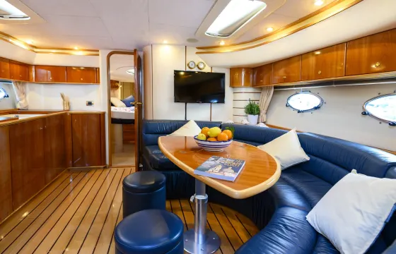 Princess V55 ft Motor Yacht Rental in Sorrento, Italy