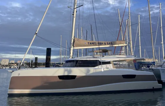 47ft Fountaine Pajot Tanna Catamaran Sailing Day Trip from Moorea with Captain