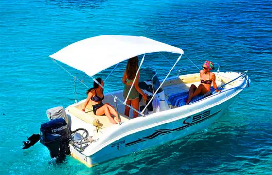 17ft Trimarchi 53S No license needed Rental in L'Estartit, Costa Brava