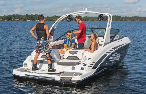 24' Jet Boat on Torch Lake - Wakeboard, Water Ski, Tube or Park on the Sandbar