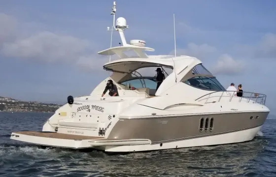 54' Cruisers Express with everything you need for a perfect day in Newport Beach