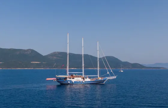 Charter 100' Sailing Gulet for Large Group from Tourlos!