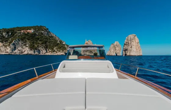 Motor Boat Gozzo Jeranto 950 Cabin in Sorrento, Italy