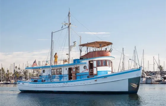 Classic Luxury yacht in San Diego, California