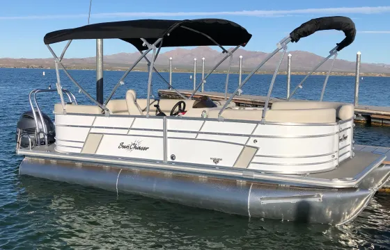 20' Sunchaser Tritoon w/150 Hp Rental in Lake Havasu City