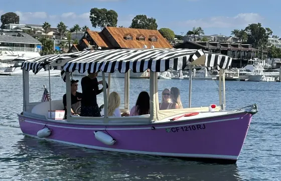 Pretty in Pink 21 Foot Duffy | Driver Included in Price (Up to 12 Guests)