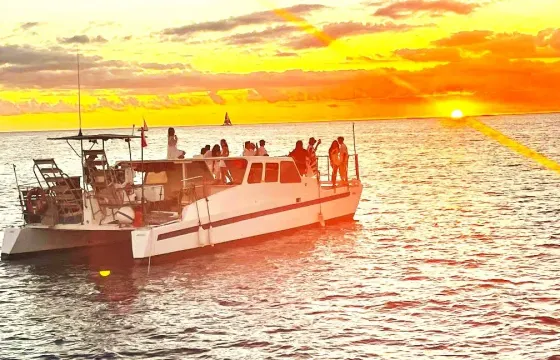 Private Waikiki Cruise on Your Own 46-Passenger Power Catamaran
