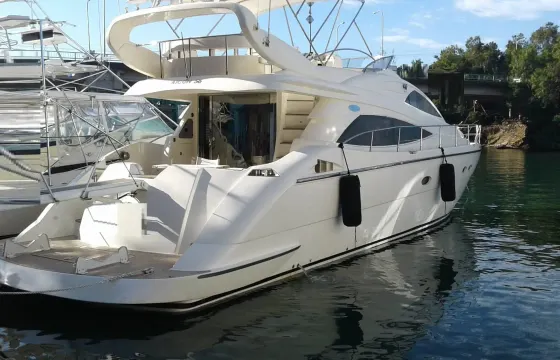 56' Aicon Motor Yacht to Saona Island and Natural Pool for 15 People