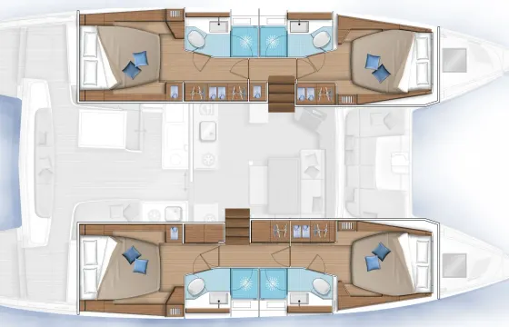 Lagoon 46 Premium Sailing Catamaran in Le Marin, Martinique