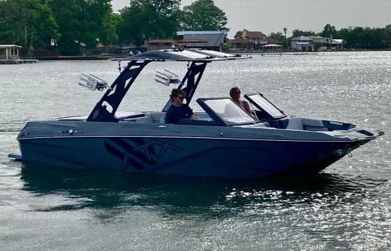 2022 ATX Type-S Surf Boat for rent on Lake Travis