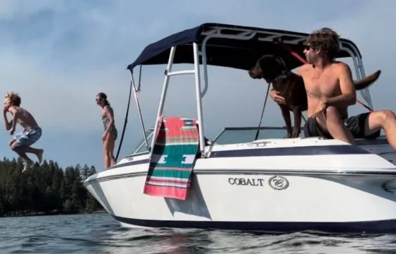 South Flathead Lake!  21’ Cobalt Bowrider, Skidoo Bay