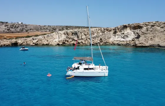 Day Luxury Catamaran Cruise from Ayia Napa to Cavo Greco & Blue Lagoon
