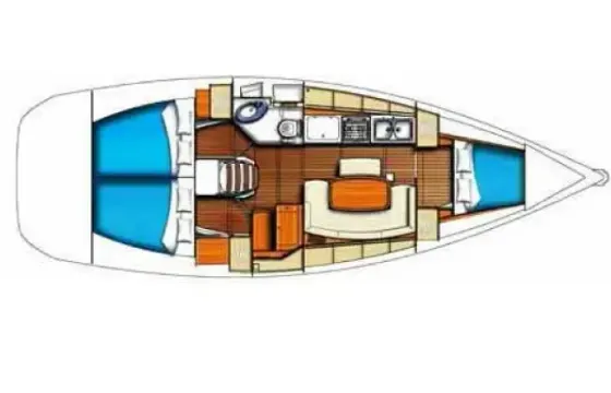 Bareboat Charter the Cyclades 39.3 Sailing Yacht In Trapani, Italy