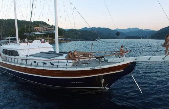 SADIYE HANIM This Wonderful Deluxe Gulet  is 34 m Long and for 12 People,