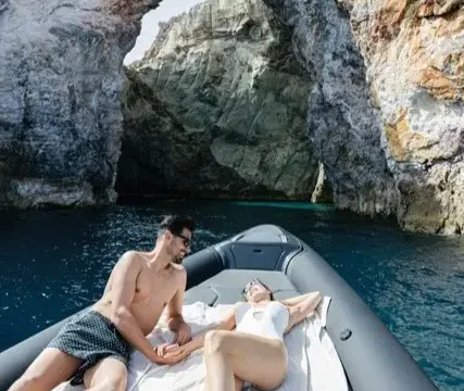 Boat Transfer Faros - Lavrion (Athens) | 37ft RIBCO Twin Engine