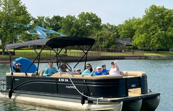 Rent Our Spacious 24'  Harris Tritoon Boat - Captain Optional