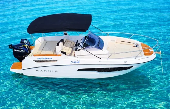 Karnic SL 652 Deck Boat Red Rocks Private Cruise Experience
