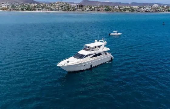 Affordable Masterpiece Azimut 70 cruise to Balandra Beach & Isla Espiritu Santo