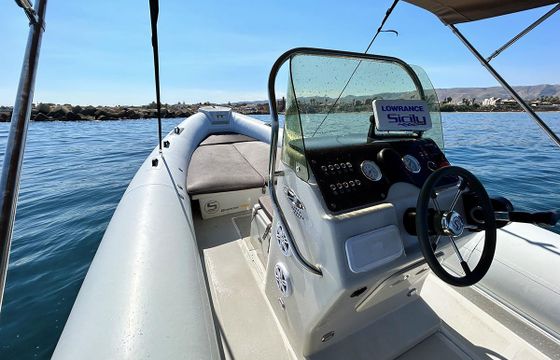 RIB 798 - Inflatable boat with Skipper 27ft 200hp