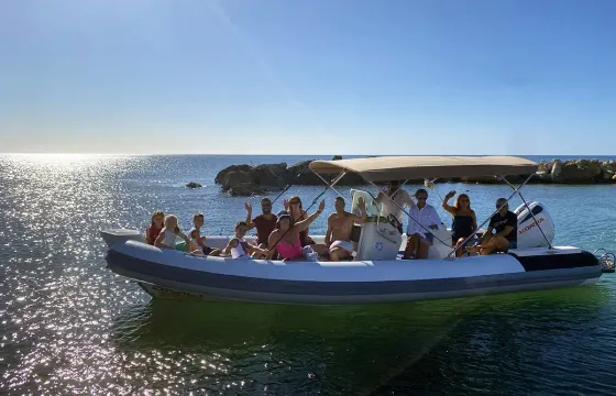 RIB 798 - Inflatable boat with Skipper 27ft 200hp