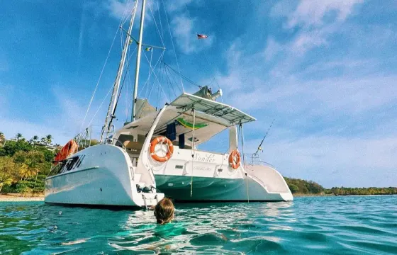 Unforgettable Crewed Charters on 42' Seawind 1260, Grenadines