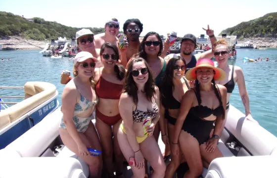 Name your Price 14 passenger Pontoon on Lake Austin