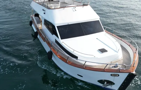A 52ft luxury yacht that stands out with its comfort and spaciousness