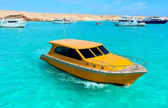 Custom Yellow Water Taxi in Hurghada