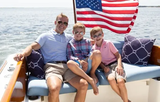 Yacht Charter Tours Around Nantucket, MA Onboard 36' Hinckley Motor Yacht