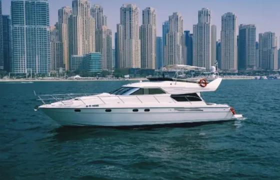 Luxury 60ft Majesty Yacht in Dubai Marina — Perfect for Parties & Celebrations