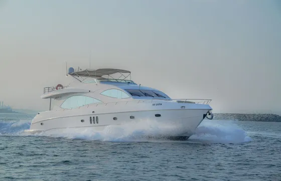 Luxury majesty 88ft motor yacht with jacuzzi in Dubai