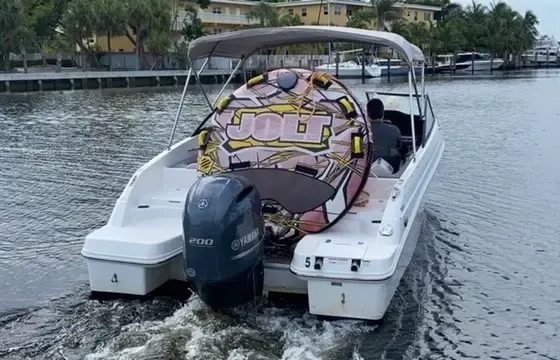 Set Sail in Style: 23ft Rinker Q3 Bowrider for 12 People in Ft Lauderdale FL