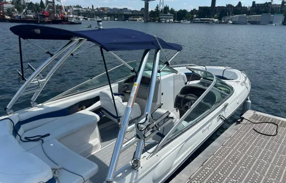 Tour/Swim Lake Union & Lake Washington Seattle in this 24' 10 person Bowrider!