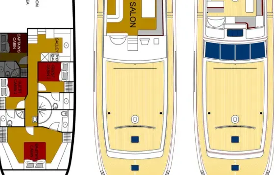 Charter a 70' Serenity Gulet in Göcek, Turkey