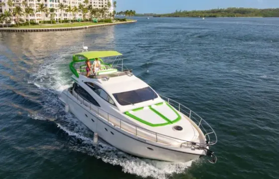 Beautiful 67' Aicon Yacht for Charter in Miami FL