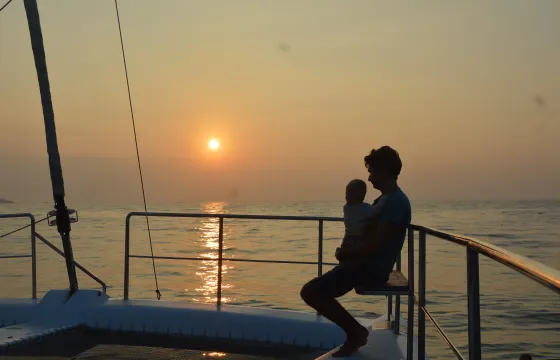 3- Hour Private Sunset Cruise in Mirissa, Sri Lanka (No bareboat charter)